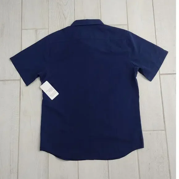 Marmot Mountain Works Aerobra SS Button Up Shirt MEDIUM Quick Dry Camp Fish Hike - Picture 7 of 9